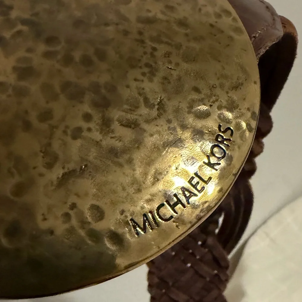 Michael Kors Brown Leather Belt - Picture 3 of 3